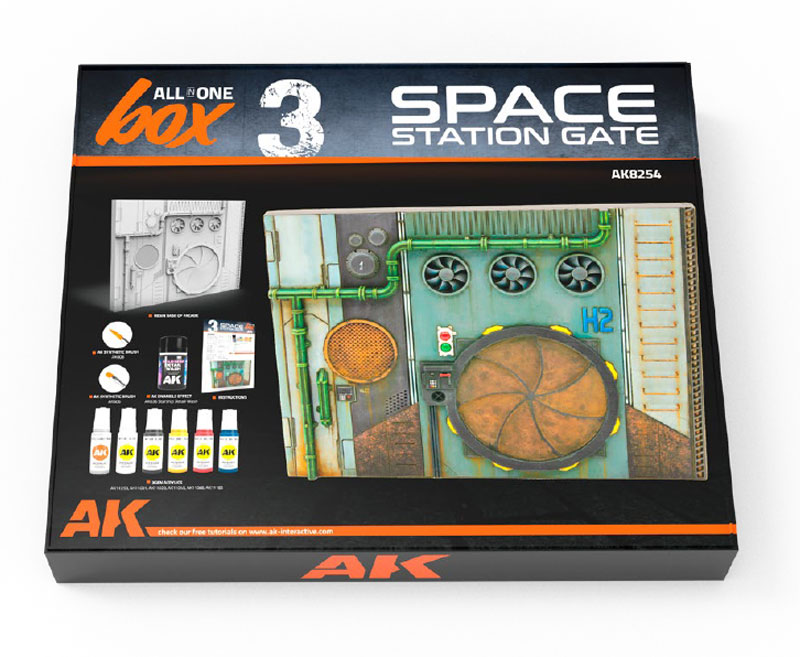 AK Interactive All in One Set -Box 3 - Space Station Gate