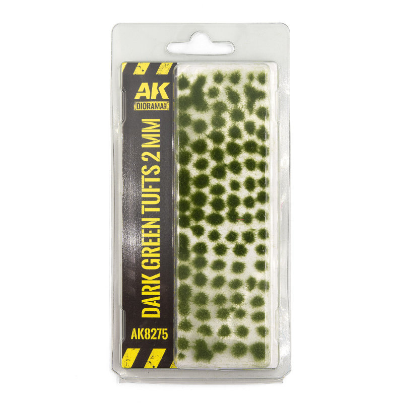 AK Interactive Dark Green Tufts 2mm Tufts