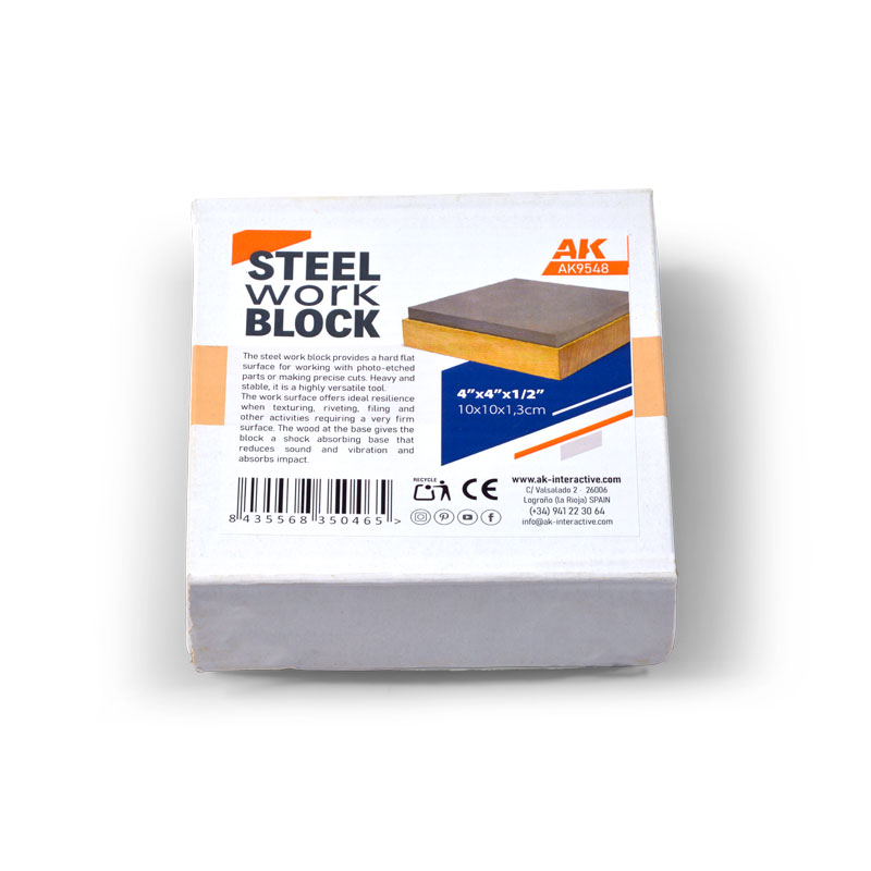 AK Interactive Steel Work Block 300mm