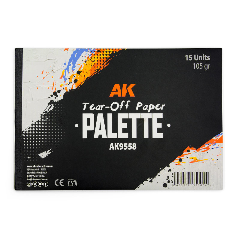 AK Interactive Tear-off Paper Palette