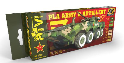 AFV Acrylic Paint Set: PLA Army & Artillery