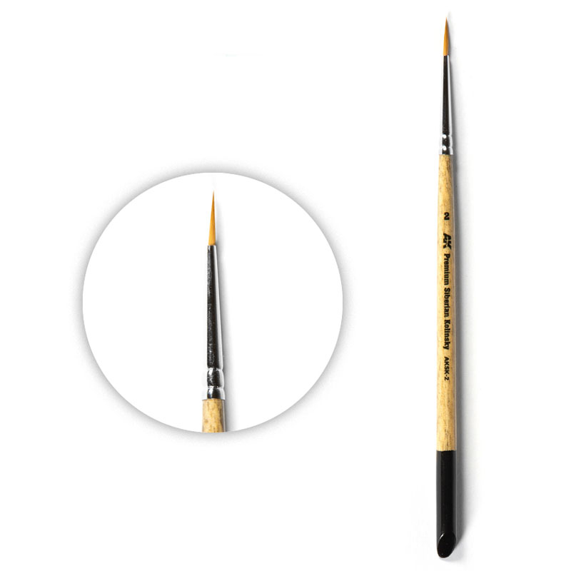 Premium Siberian Kolinsky Brush – 2