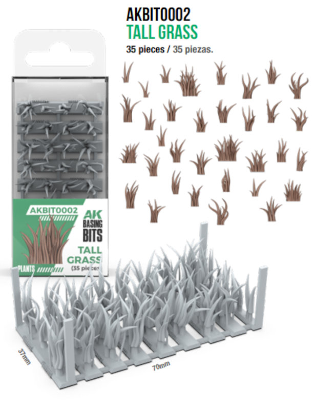 AK Interactive Basing Bits Tall Grass