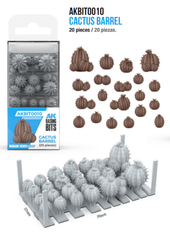 AK Interactive Basing Bits Cactus Barrel