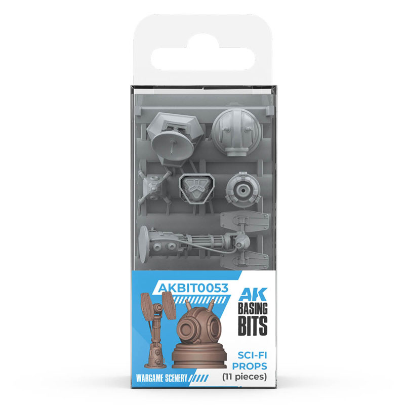 AK Interactive Basing Bits SCI-FI Props