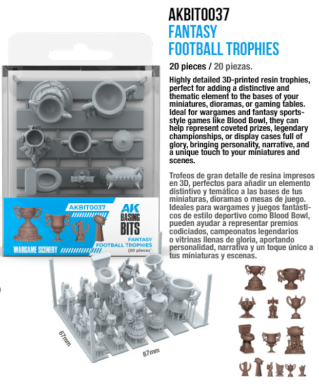 AK Interactive Basing Bits Fantasy Football Trophies