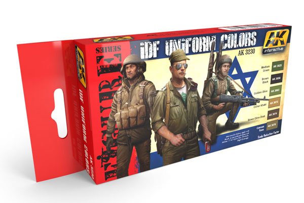 Figure Series: IDF Uniform Colors Acrylic Paint Set