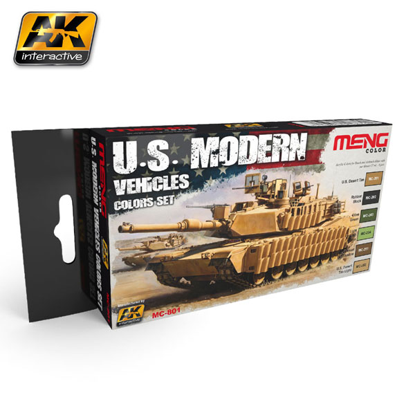 U.S. Modern Vehicles Colors Set