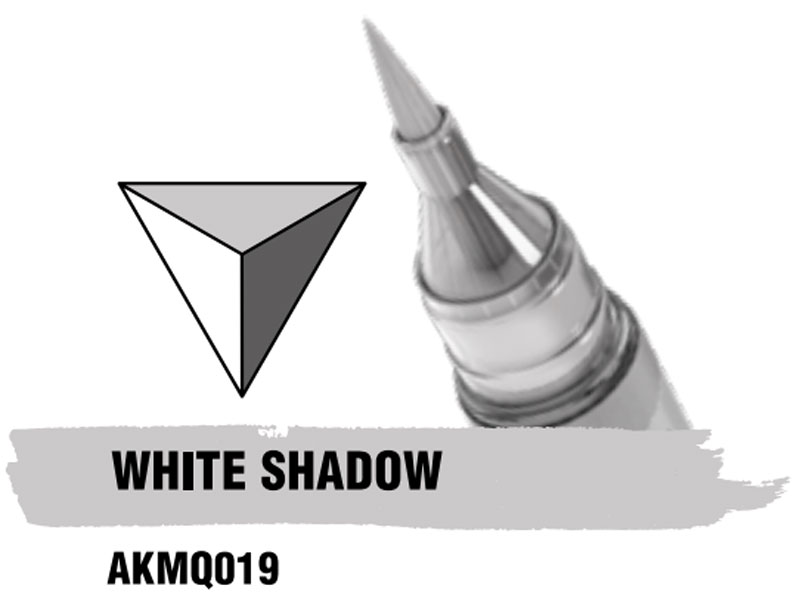 AK Interactive Quick Markers White Shadow