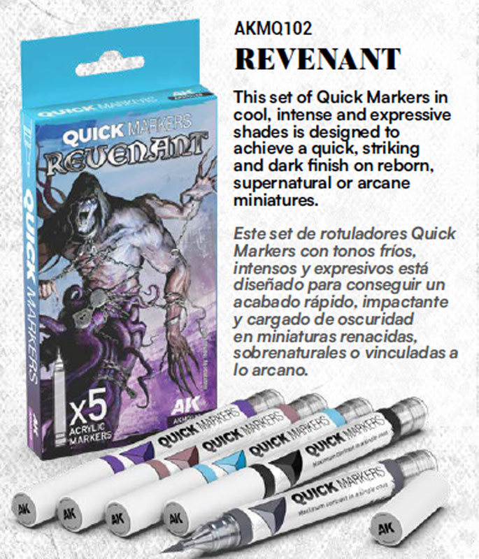 AK Interactive Quick Markers Revenant Set