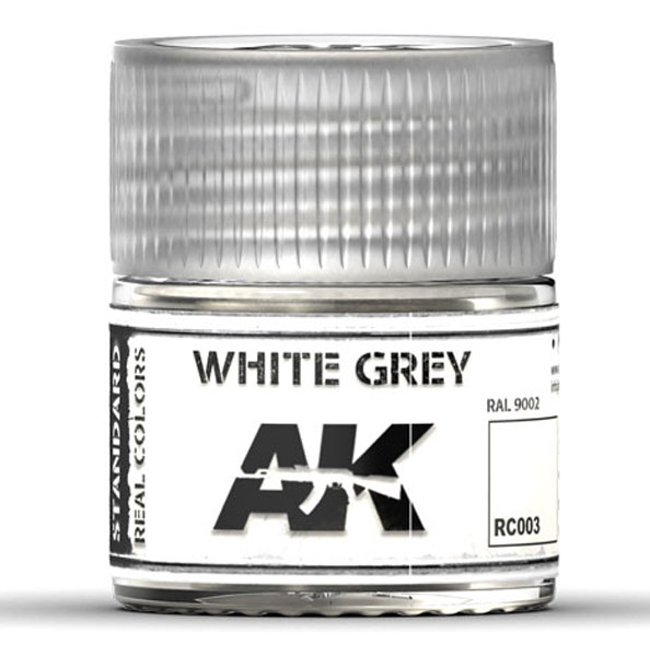 Real Colors: White Grey Acrylic Lacquer Paint