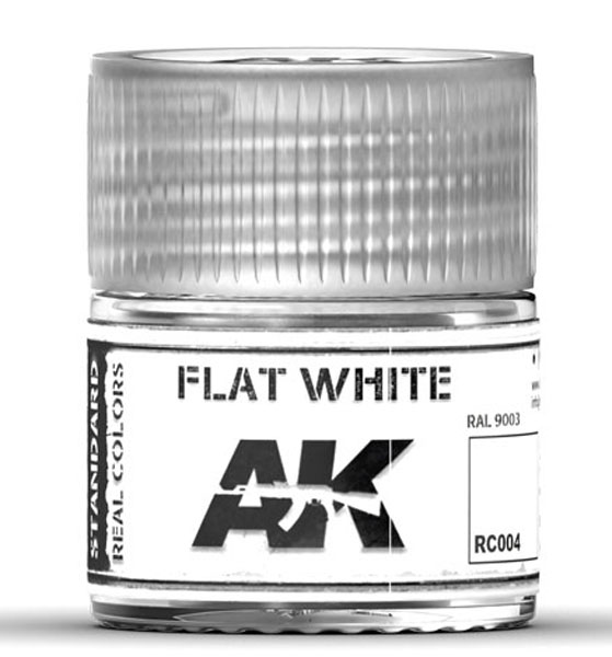 Real Colors: Flat White Acrylic Lacquer Paint