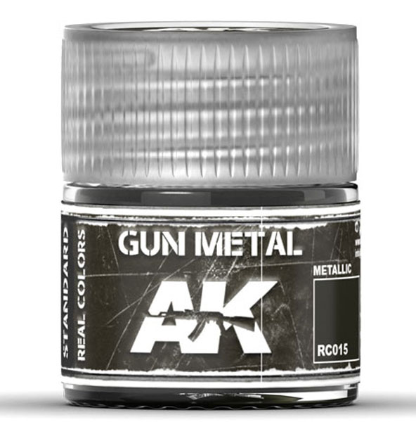 Real Colors: Gun Metal Acrylic Lacquer Paint