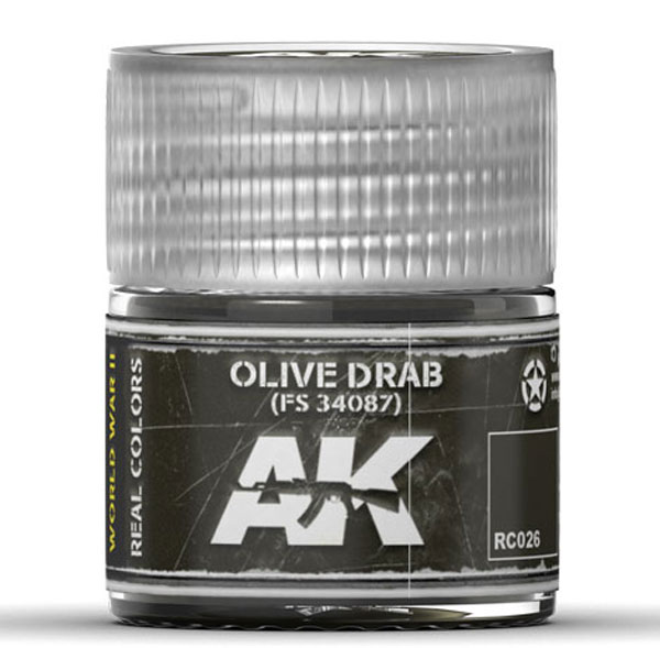 Real Colors: Olive Drab FS34087 Acrylic Lacquer Paint