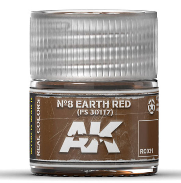 Real Colors: No.8 Earth Red FS30117 Acrylic Lacquer Paint