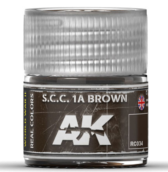 Real Colors: SCC 1A Brown Acrylic Lacquer Paint