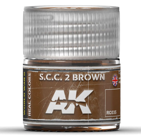 Real Colors: SCC 2 Brown Acrylic Lacquer Paint