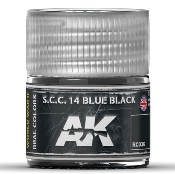 Real Colors: SCC 14 Blue Black Acrylic Lacquer Paint