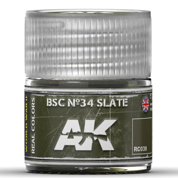 Real Colors: BSC No.34 Slate Acrylic Lacquer Paint