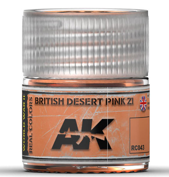 Real Colors: British Desert Pink Z1 Acrylic Lacquer Paint