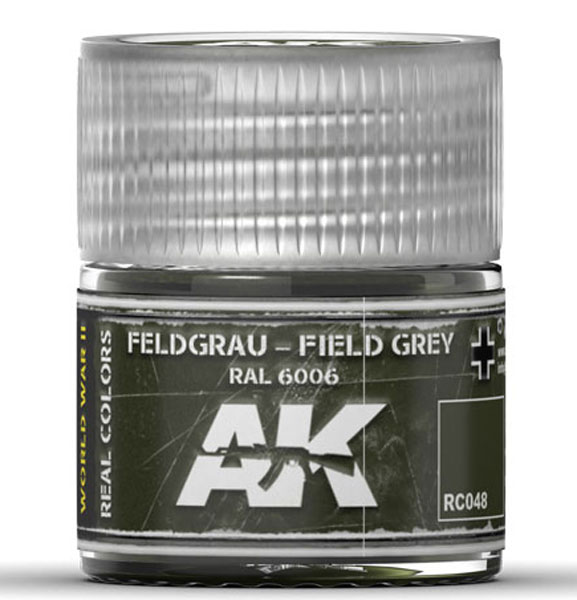 Real Colors: Field Grey RAL6006 Acrylic Lacquer Paint