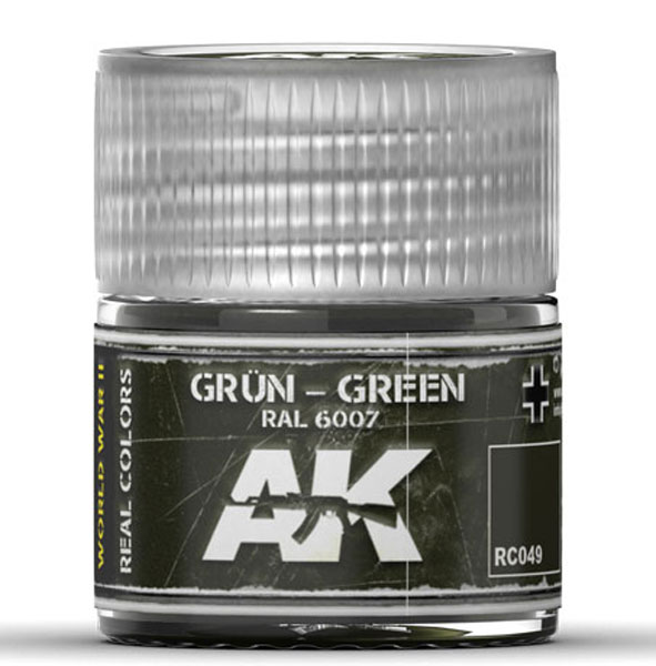 Real Colors: Green RAL6007 Acrylic Lacquer Paint