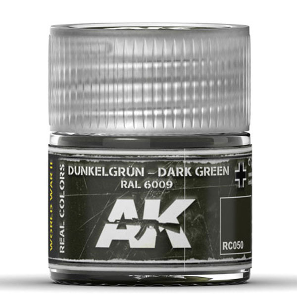 Real Colors: Dark Green RAL6009 Acrylic Lacquer Paint