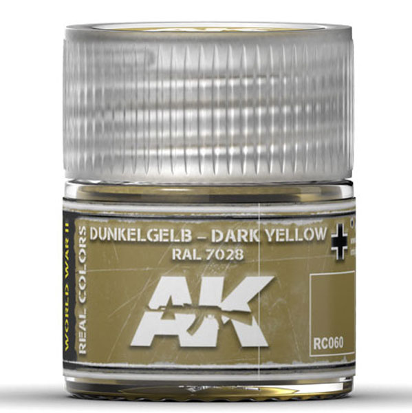 Real Colors: Dark Yellow RAL7028 Acrylic Lacquer Paint