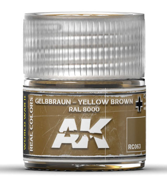Real Colors: Yellow Brown RAL8000 Acrylic Lacquer Paint