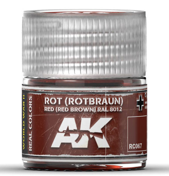 Real Colors: Red Brown RAL8012 Acrylic Lacquer Paint