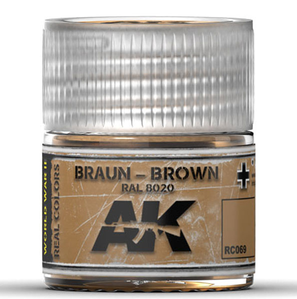 Real Colors: Brown RAL8020 Acrylic Lacquer Paint