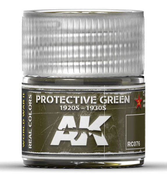 Real Colors: Protective Green 1920s-1930s Acrylic Lacquer Paint
