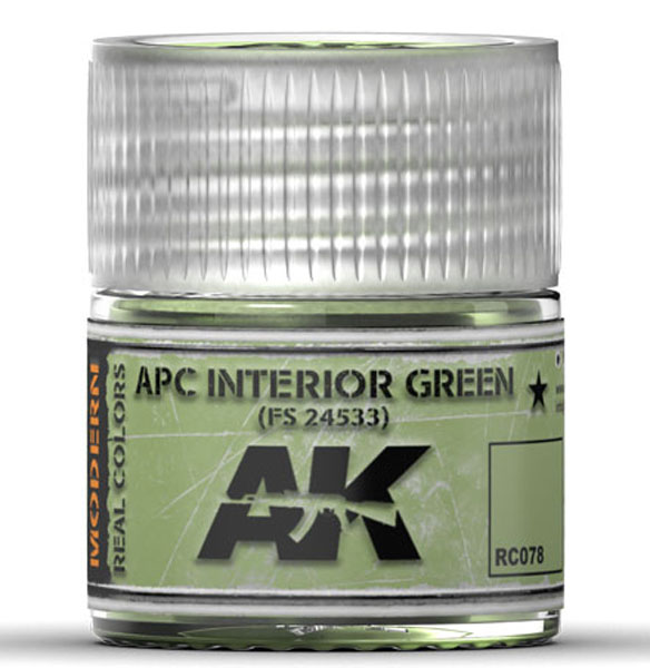 Real Colors: APC Interior Green FS24533 Acrylic Lacquer Paint