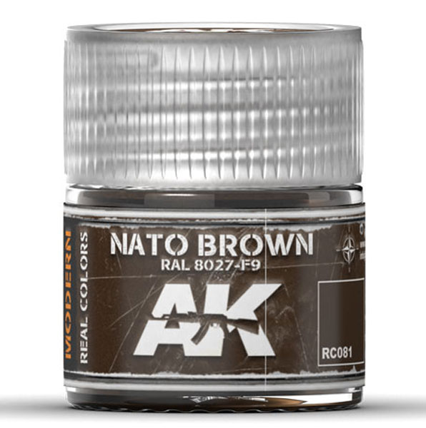 Real Colors: NATO Brown RAL8027 F9 Acrylic Lacquer Paint