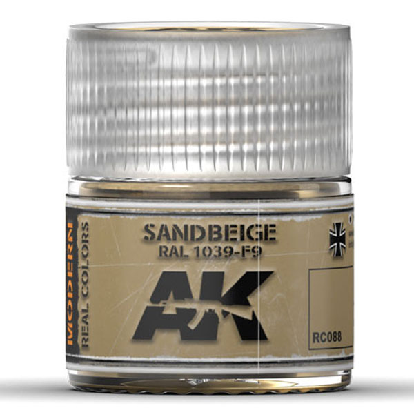 Real Colors: Sand Beige RAL1039 F9 Acrylic Lacquer Paint