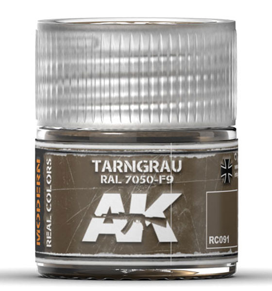 Real Colors: Tarngrau RAL7050 F9 Acrylic Lacquer Paint