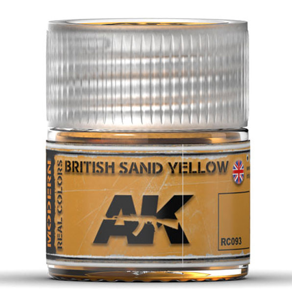 Real Colors: British Sand Yellow Acrylic Lacquer Paint