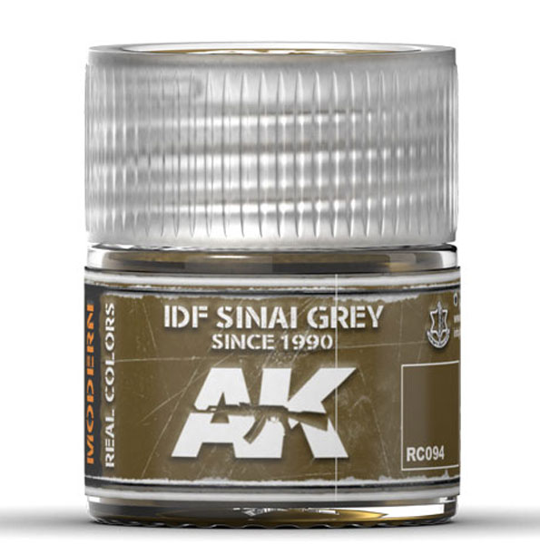 Real Colors: IDF Sinai Grey Since 1990 Acrylic Lacquer Paint