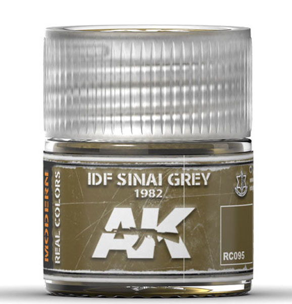 Real Colors: IDF Sinai Grey 1982 Acrylic Lacquer Paint