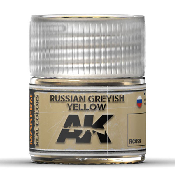 Real Colors: Russian Greyish Yellow Acrylic Lacquer Paint