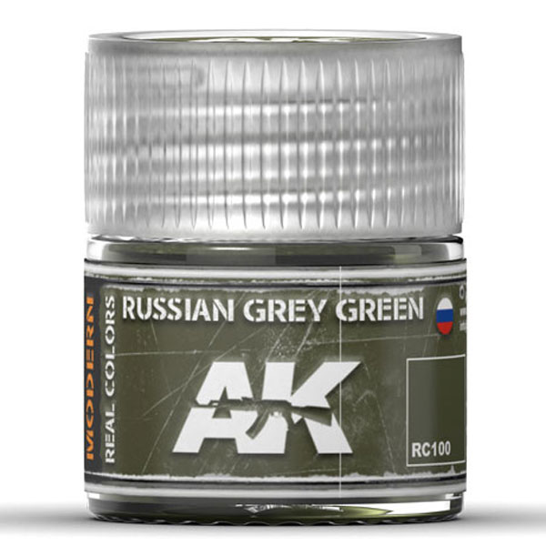 Real Colors: Russian Grey Green Acrylic Lacquer Paint