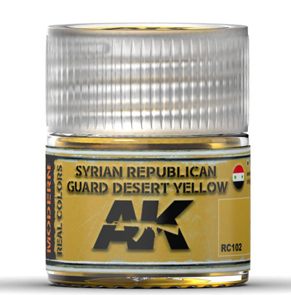 Real Colors: Syrian Republican Guard Desert Yellow Acrylic Lacquer Paint