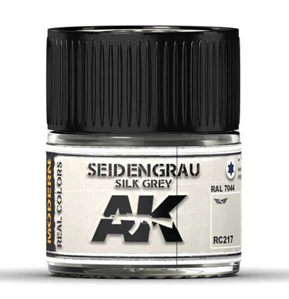 Real Colors: Seidengrau-Silk Grey RAL 7044 Acrylic Lacquer Paint