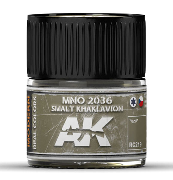 Real Colors: MNO 2036 Smalt Khaki Avion Acrylic Lacquer Paint