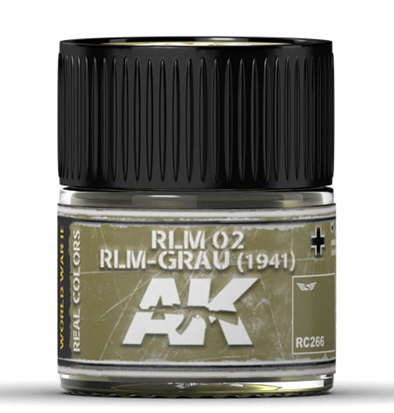 Real Colors: RLM 02 RLM-GRAU (1941) Acrylic Lacquer Paint