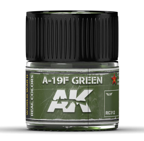 Real Colors: A-19F Grass Green Acrylic Lacquer Paint