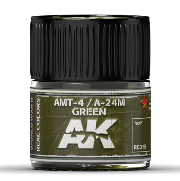 Real Colors: AMT-4 / A-24M Green Acrylic Lacquer Paint