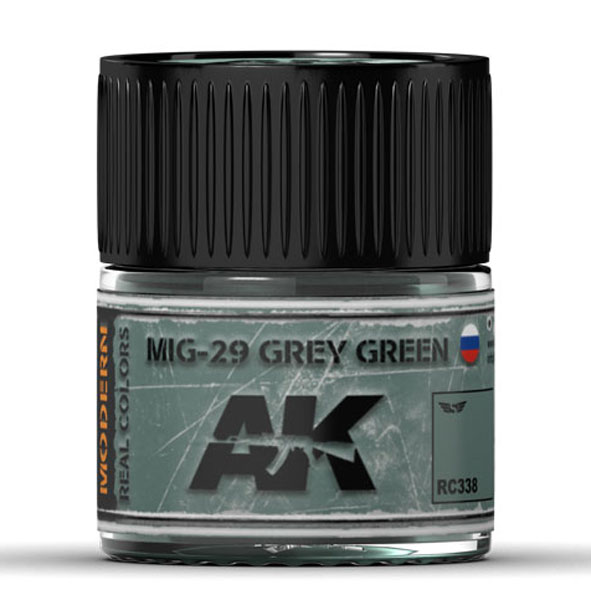 Real Colors: MIG-29 Grey Green Acrylic Lacquer Paint