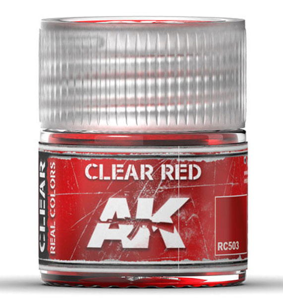 Real Colors: Clear Red Acrylic Lacquer Paint