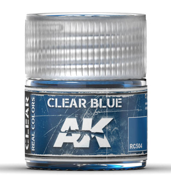 Real Colors: Clear Blue Acrylic Lacquer Paint